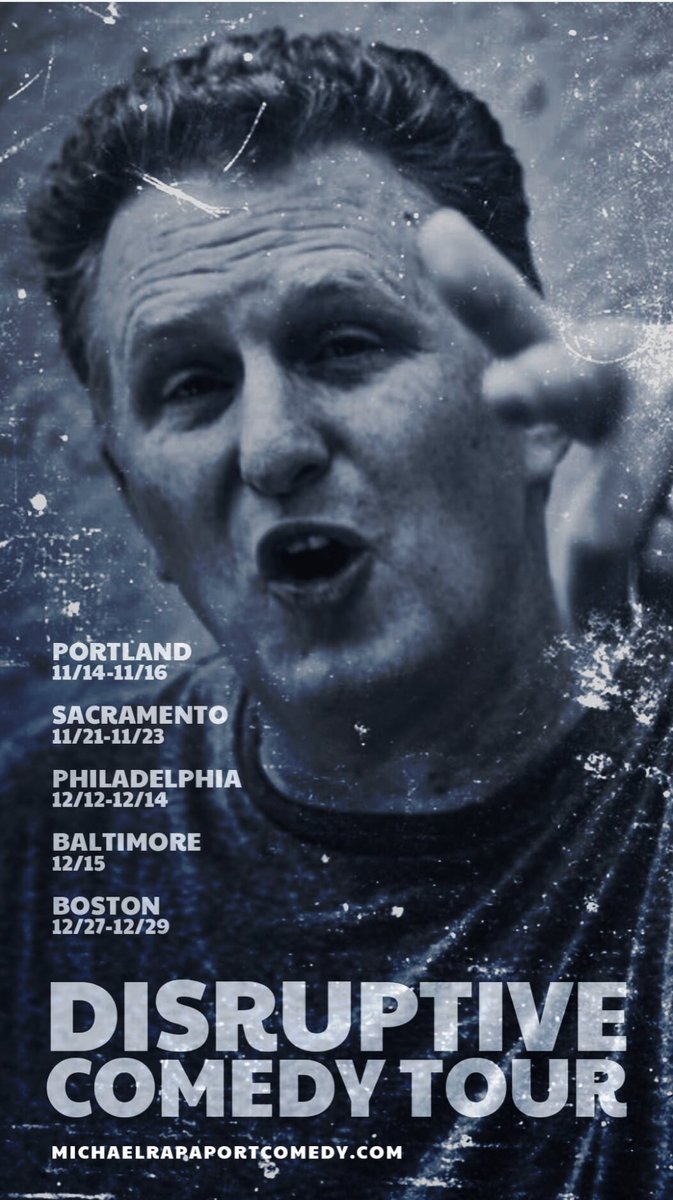 MichaelRapaport's tweet photo. Is Disruption coming to your city this year?
#DisruptiveComedy
https://t.co/OqSpJKseyW https://t.co/MjOpZ09MfV