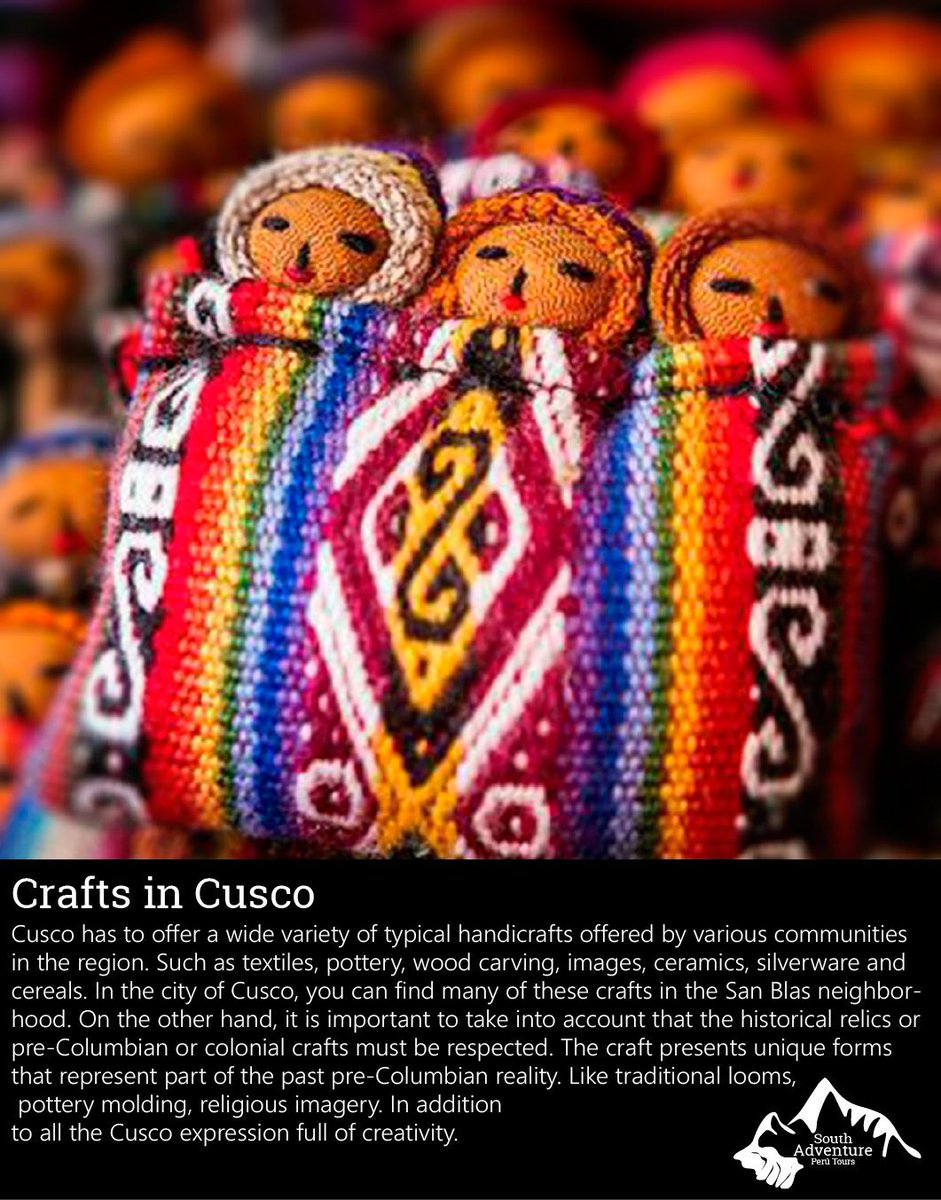 Did you Know?
Crafts in Cusco
#cusco