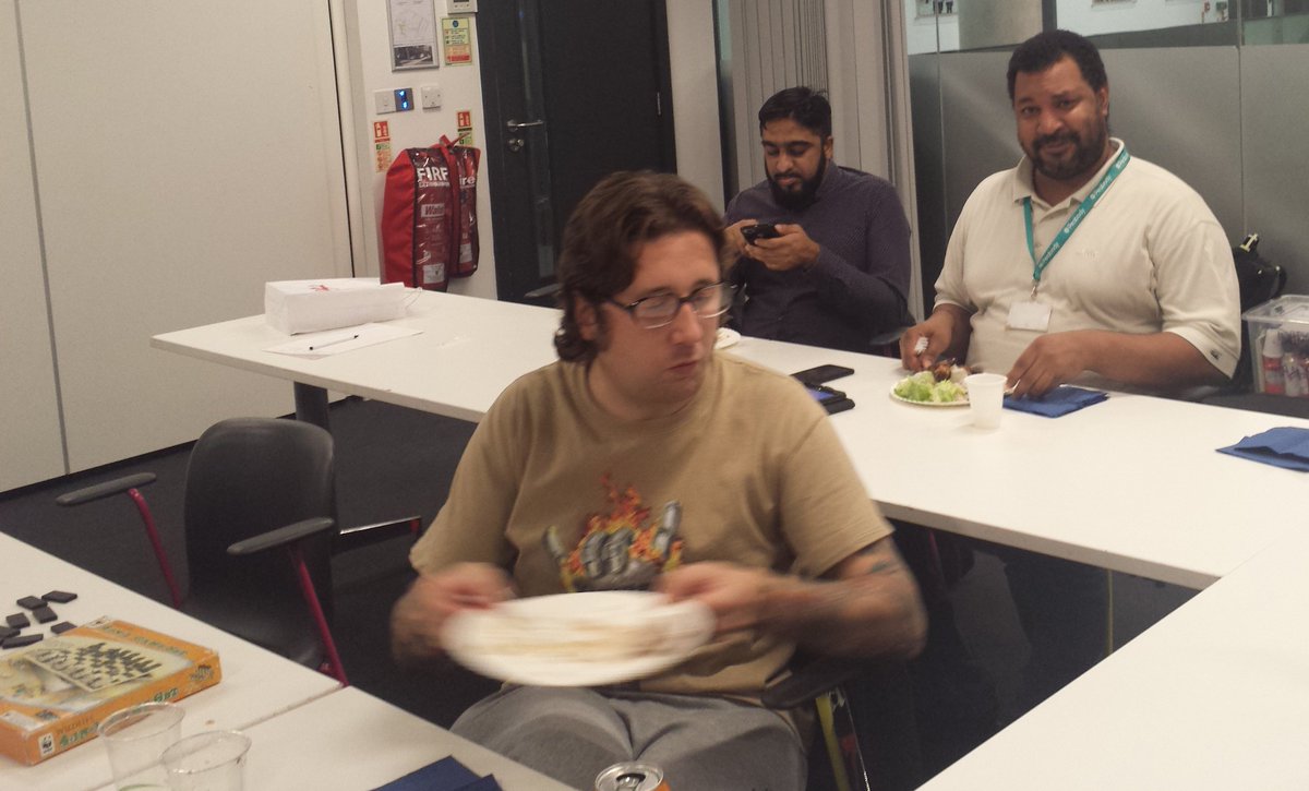DadsZone's tweet photo. Enjoying the grub at the November Social! https://t.co/AqYsD9HVMw