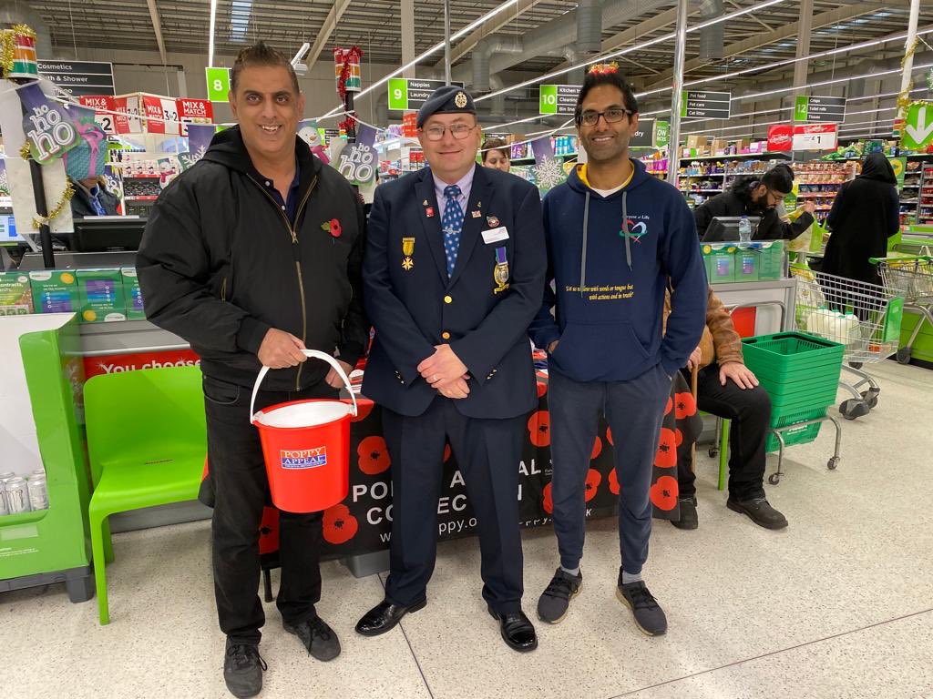 Raising money today for The Royal British Legion with <a href="/POL_Charity/">Purpose of Life</a> and <a href="/yahyaseedat/">yahyaseedat</a>