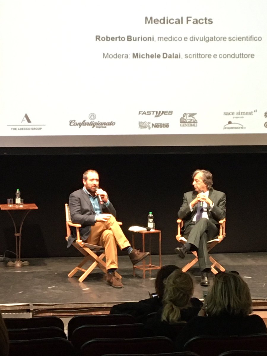 verenagodani's tweet photo. Si avvia alla conclusione #LinkiestaFestival con l’ultimo panel della due giorni: “Medical Facts” con  @RobertoBurioni medico e divulgatore scientifico. Modera @micheledalai @Linkiesta @AdeccoGroupITA https://t.co/PrgZtJOnsj