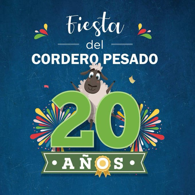 amasvcanal's tweet photo. Sábado 9 y domingo 10 de noviembre, Parque Dr. Elías Regules de Sarandi del Yi, 20 años de la Fiesta del Cordero Pesado, entrada libre!🐑🎤🎵🎸📣🎂🎈Sarandi del Yi te espera!!

#terneropesado #sarandidelyi #canalamasv #cosasdemipais #eliasregules #uruguaynatural https://t.co/P3YFNaicTb