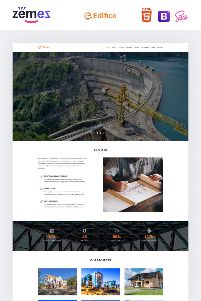 presentwebsite's tweet image. Edifice - Construction Services HTML Landing Page Template presentwebsite.com/landing-page-t…