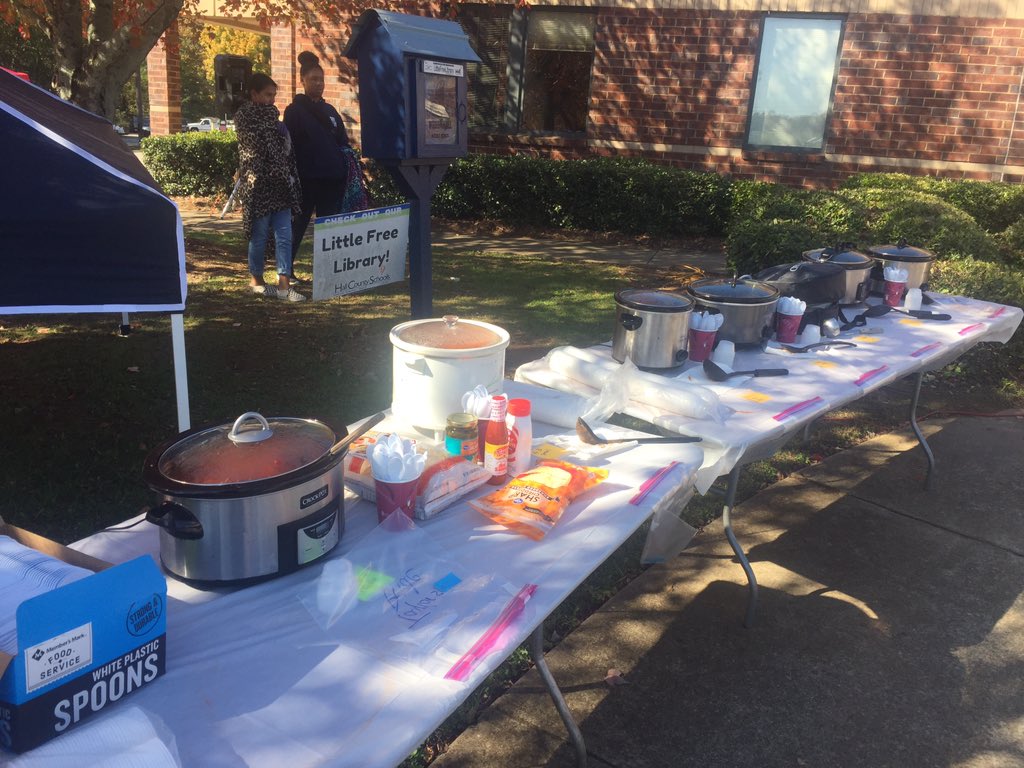 sataylor01's tweet photo. Chili taste off at the @westhallmiddle  Spartan Spectacular.  Come on over and taste for free then vote for $1.  All proceeds go to help the literacy program at WHMS https://t.co/fDqehHWhY4