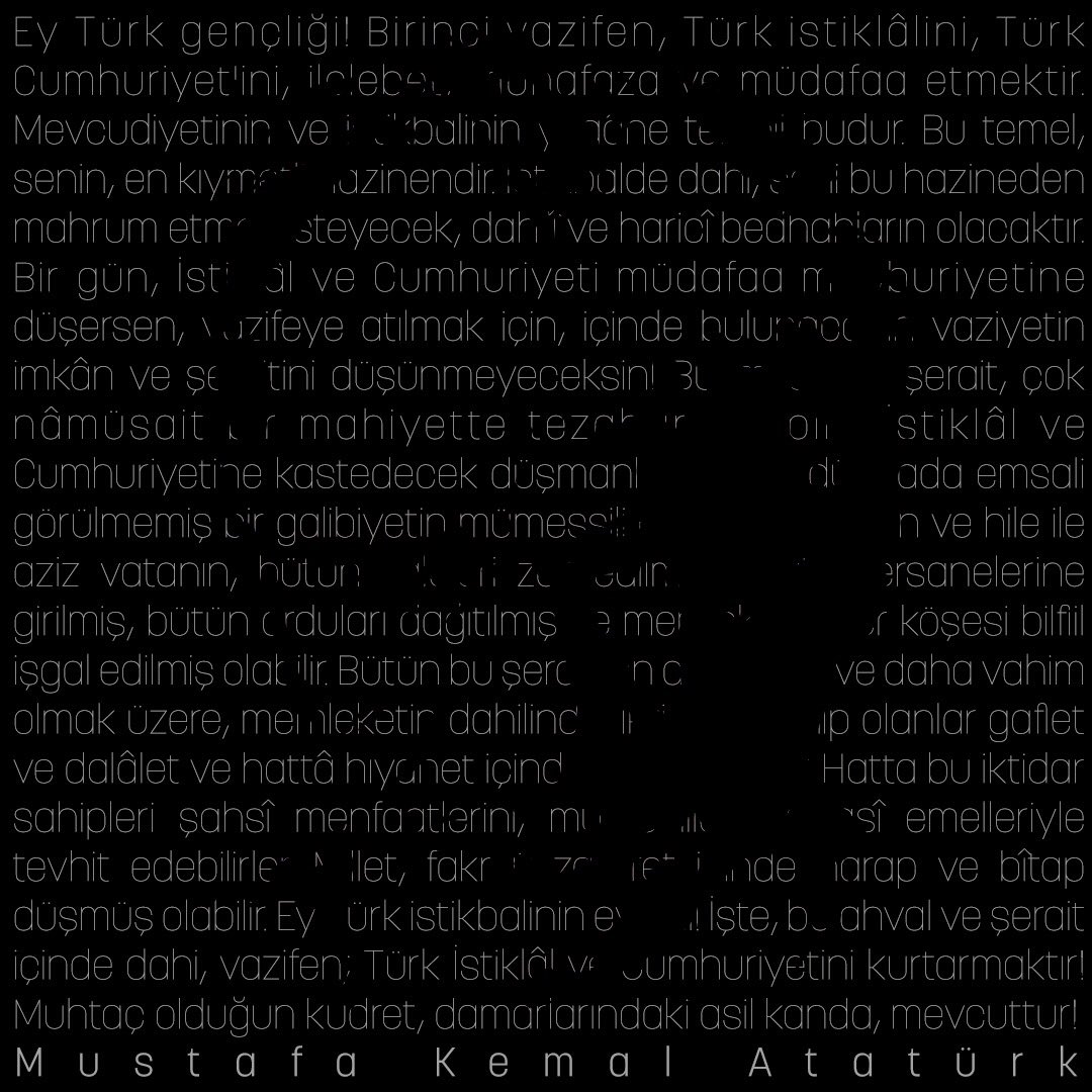Yeni nesil bir ajans olarak, emanet ettiğin ilkeleri taşımaktan ve açtığın aydınlık yolda ilerlemekten gurur duyuyoruz...🙏🏻🇹🇷
Sevgini ve özlemini kalbimizde taşıyoruz 🖤

#MustafaKemalAtatürk #Atatürk #10Kasım1938 #10KasımAtatürküAnma #saygı #sevgi #minnet #özlem #izindeyiz