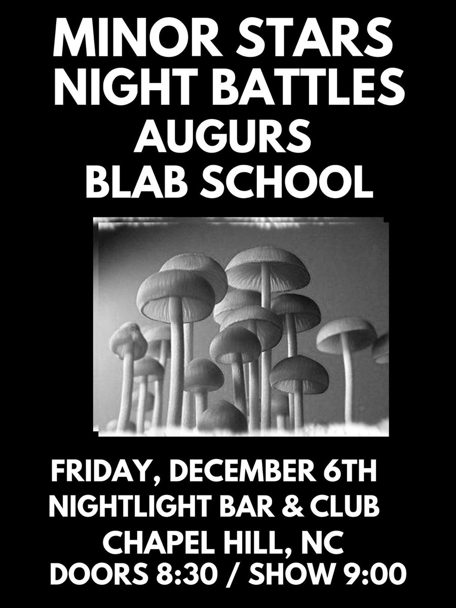 Blab School (@blab_school) on Twitter photo We’re playing our first show on Friday, December 6 at <a href="/nightlightclub/">Nightlight</a> with <a href="/MinorStars/">MINOR STARS</a> <a href="/NightBattles/">NIGHT BATTLES</a> and AUGURS 🤟 We’re playing our first show on Friday, December 6 at <a href="/nightlightclub/">Nightlight</a> with <a href="/MinorStars/">MINOR STARS</a> <a href="/NightBattles/">NIGHT BATTLES</a> and AUGURS 🤟