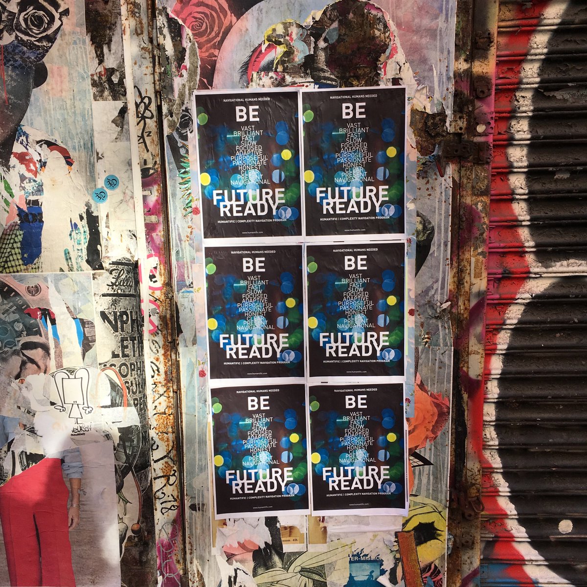 Humantific's tweet image. NAVIGATIONAL HUMANS NEEDED: Be Future Ready:  On the street in Chelsea in New York City!
humantific.com/post/navigatio…
#complexitynavigation #complexity #futureready #futureofwork #futureworkskills #NYC #sensemaking