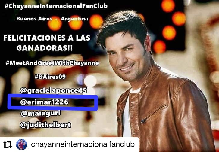 EnTodoEstareAr2's tweet photo. #Repost  @chayanneinternacionalfanclub
#MovistarArenaArgentina
Felicitaciones para las ganadoras de #meetandgreetwithchayannecontest  #BAires09 @gracielaponce45
 @maiaguri @judithelbert
#meetandgreetwithchayannecontest #chayanne #desdeelalmatour #Argentina #BuenosAires https://t.co/be8f4F4iLu