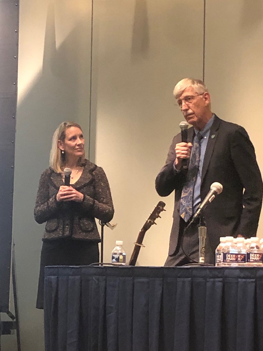 Dr Francis Collins and Dr Margaret Collins talking about the importance of diversity in the leadership. ⁦@womeninnephro⁩ ⁦@ASNKidney⁩ #ASNkidneyweek