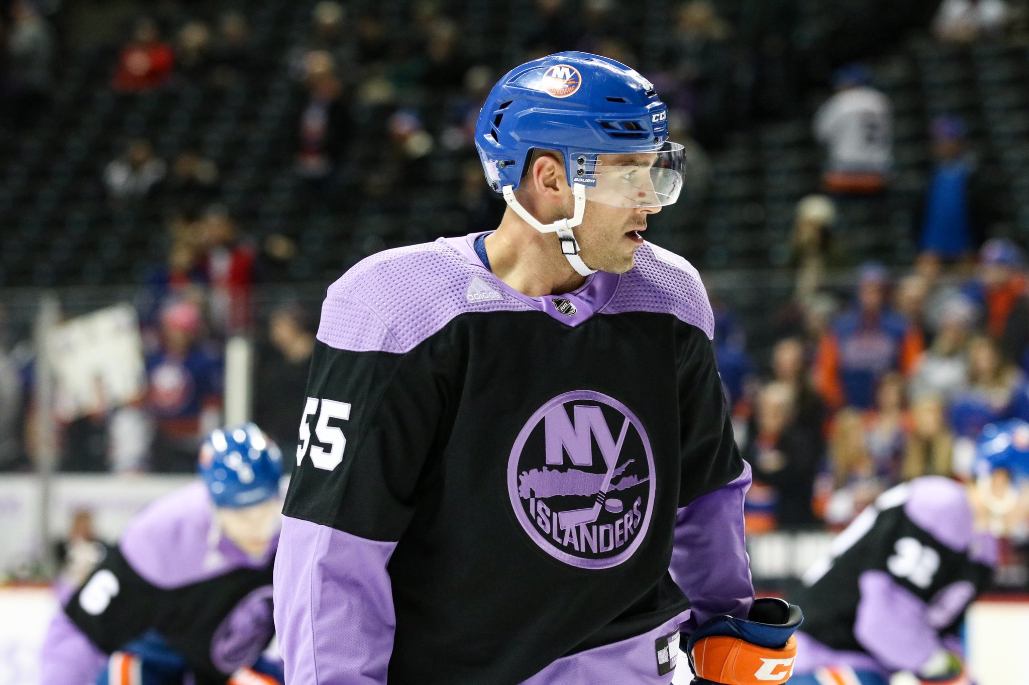 New York Islanders Hockey Fight Cancer Jersey