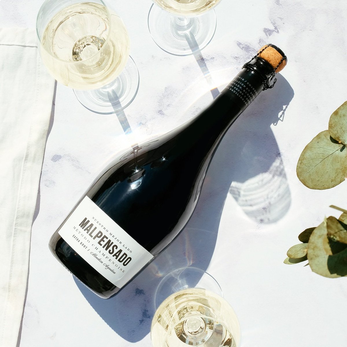 Malpensado Champenoise Chardonnay-Pinot Noir <a href="/MALPENSADOWINES/">MALPENSADO WINES</a> 
#Sábado con #burbujas 🥂