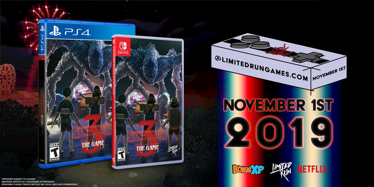 DonkeyKong128's tweet photo. #StrangerThings en boite chez @LimitedRunGames 👍 https://t.co/nOv2D563Ge