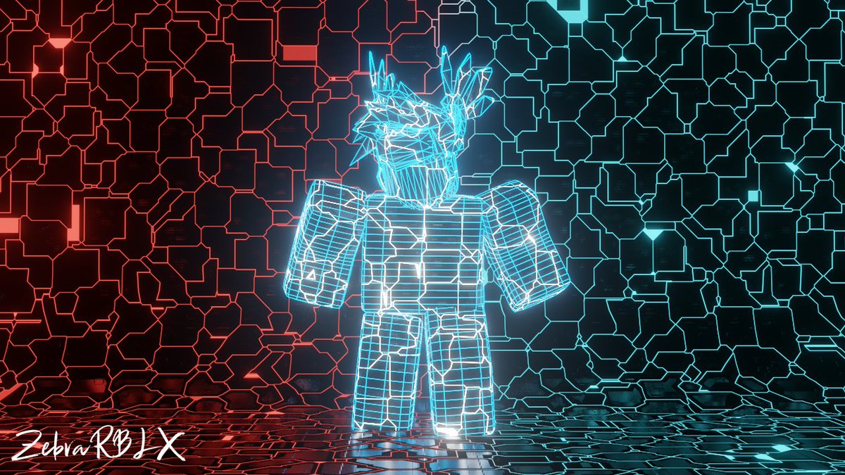 Zebrarblx On Twitter So Proud To Make This Holographic Effect On Blender 2 8 Eevee Render Everything In The Whole Scene Is Made By Me On Blender Including The Background This Is The - roblox render background