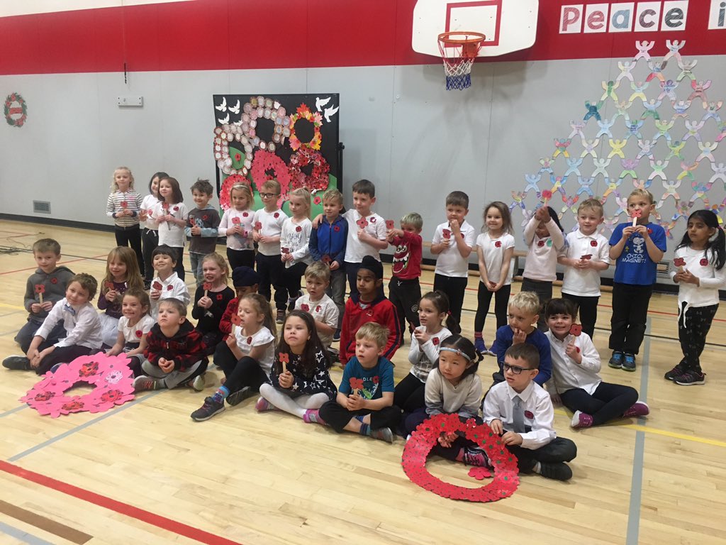 Remembrance Day Ceremony at Uplands #remembranceday