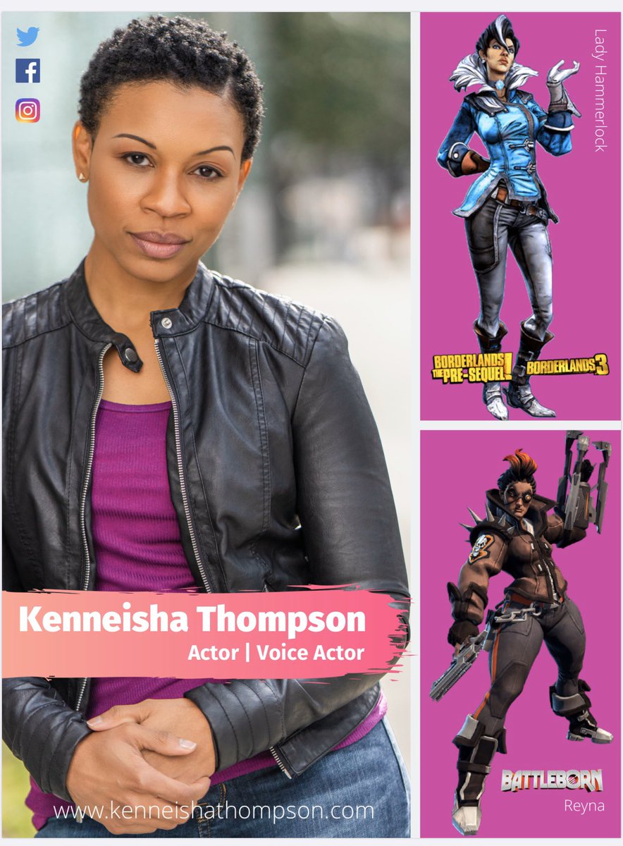 KenneishaT's tweet photo. Day 2 Meet N Greet continues! Join us at @thinkgeekhurst TODAY. The #IceQueen and #SlabKing wanna meet YOU! Today & Tomorrow❤️
.
.
.
#actorslife #workingactor #voiceactor #LadyHammerlock #TeamBrick #BorderlandsThePreSequel #Borderlands3 #BlackGirlMagic #Glory #FindYourLight 💡 https://t.co/W92g1MdgFd