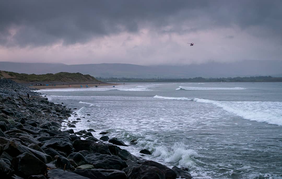 Rescue 118 training at Strandhill this week, impressive to watch. #sligo #rescue118