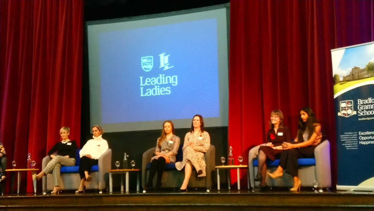 Great start to @BradfordGrammar event celebrating 20 years of being fully coeducational. I'm looking forward to hearing from the #leadingladies panel