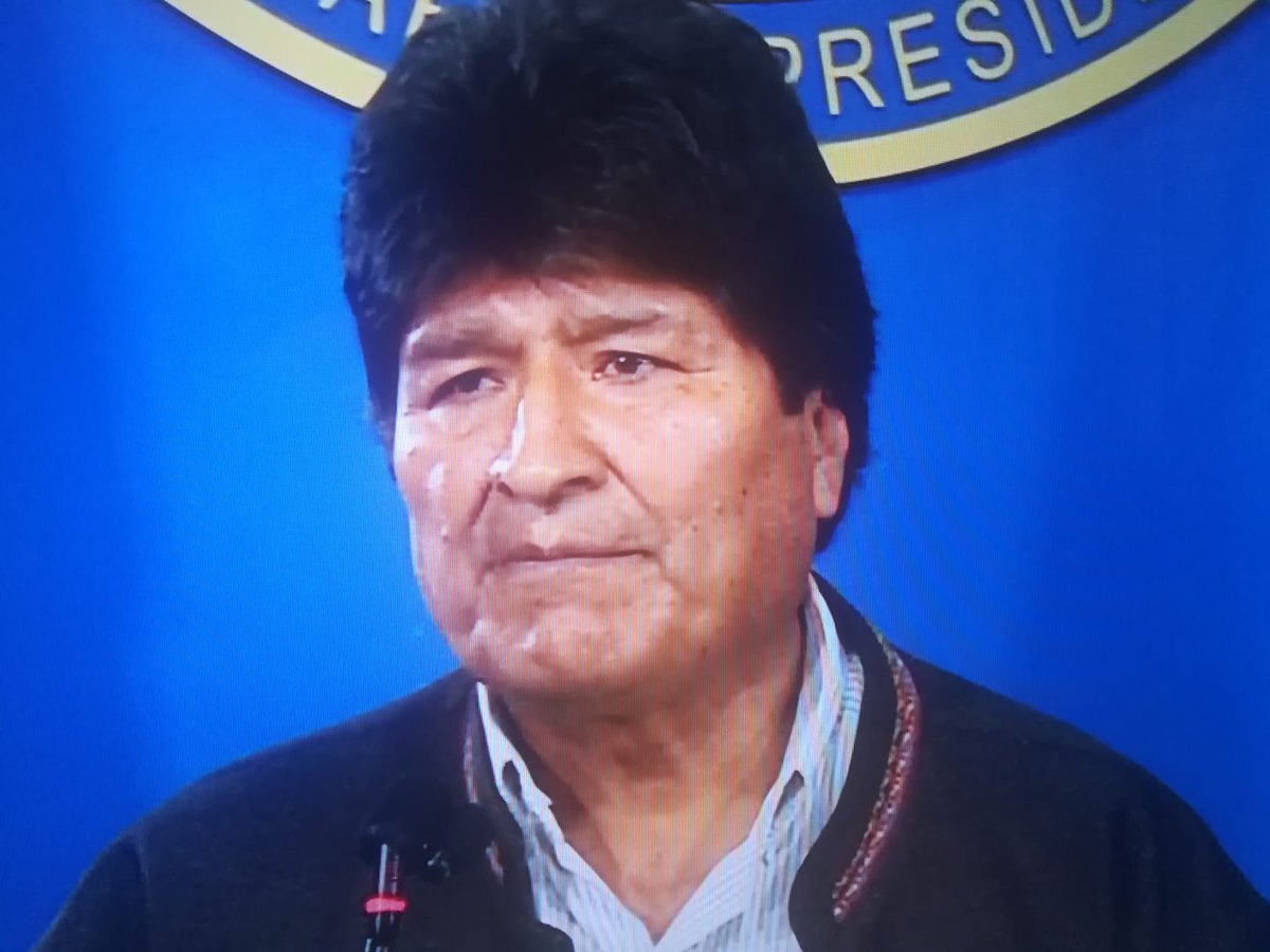 #Bolivia This is the face of a dictator who doesnt know how to stay in power illegally. The #bolivian people is looking for #Freedom 
<a href="/soyfdelrincon/">Fernando Del Rincon</a> <a href="/Journal_UN_ONU/">Journal of the United Nations</a> <a href="/CNN/">CNN</a> #FuerzaBolivia
