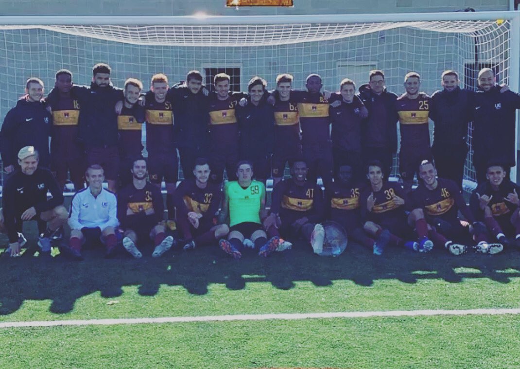 ucwv_msoccer's tweet photo. And here are your 2019 Collegiate Development League Champions! Today’s 1-0 win and goal fromTerri Chawirah meant we finished the season with a 10-1 record and some silverware 👌🏼🦅💪🏼 #wingsup #champions #development https://t.co/MpmATs5AbM