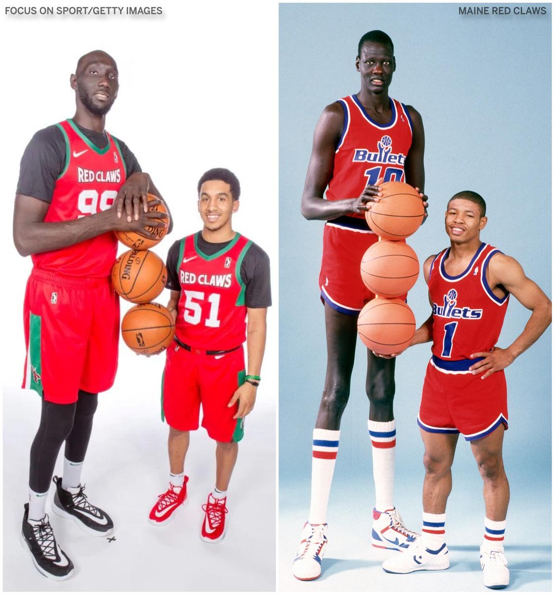 Manute Bol And Muggsy Bogues Picture 772 Muggsy Bogues Photos And
