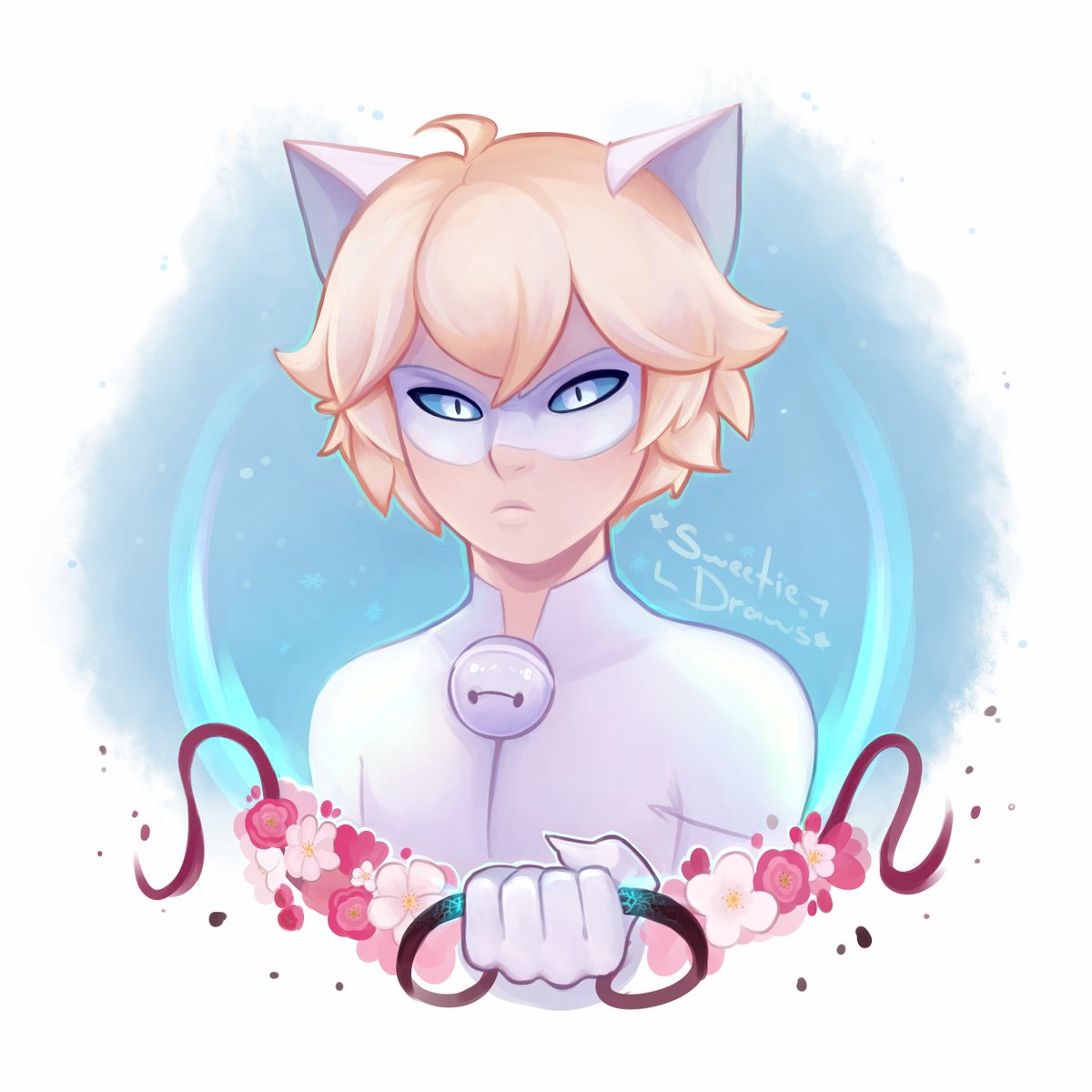 Sweetiedraws's tweet image. Chat noir &amp;amp; Chat Blanc
(Protecc this bean at all costs 🥺)
#MLSpoilers #MLS3Spoilers #chatblanc