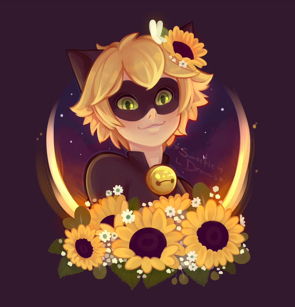 Sweetiedraws's tweet image. Chat noir &amp;amp; Chat Blanc
(Protecc this bean at all costs 🥺)
#MLSpoilers #MLS3Spoilers #chatblanc