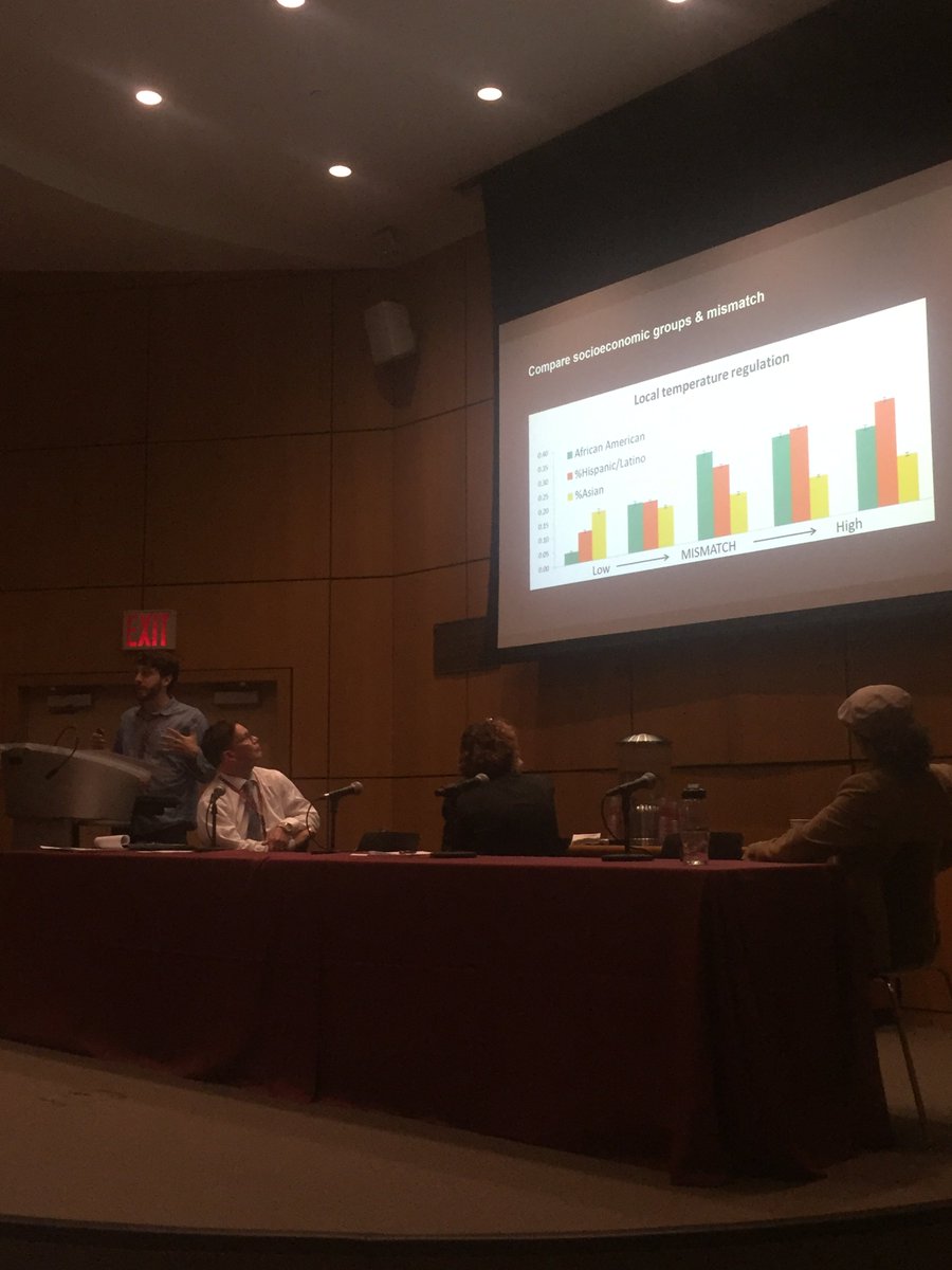 <a href="/FordhamDSC/">Fordham Digital Scholarship Consortium</a> 2) shout out to my colleague Pablo <a href="/USL_NYC/">Urban Systems Lab</a> discussing equity in supply and demand of ecosystem services in NYC, where higher mismatch is experienced by African American populations among others. <a href="/FordhamDSC/">Fordham Digital Scholarship Consortium</a> #MiJ2019