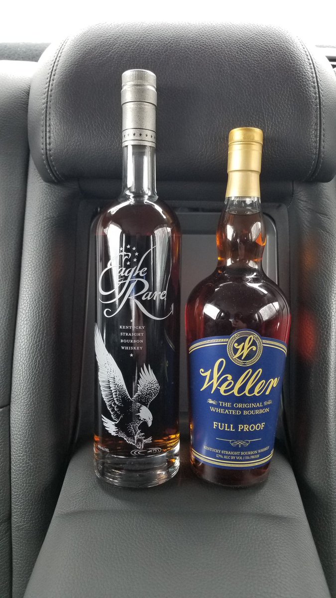 Just added another couple Delicious Bourbons by @BuffaloTrace #EagleRare & #WellerFullProof to my Bourbon collection. From the 2019 Premium Spirit Release.  @ValBradshaw  @notbuncy @RobbieM93927968 @ChacocII @JeffBOTL @Mike_W_Simpson @BobbyZ256   @creolelad2009  @BBroadleaf