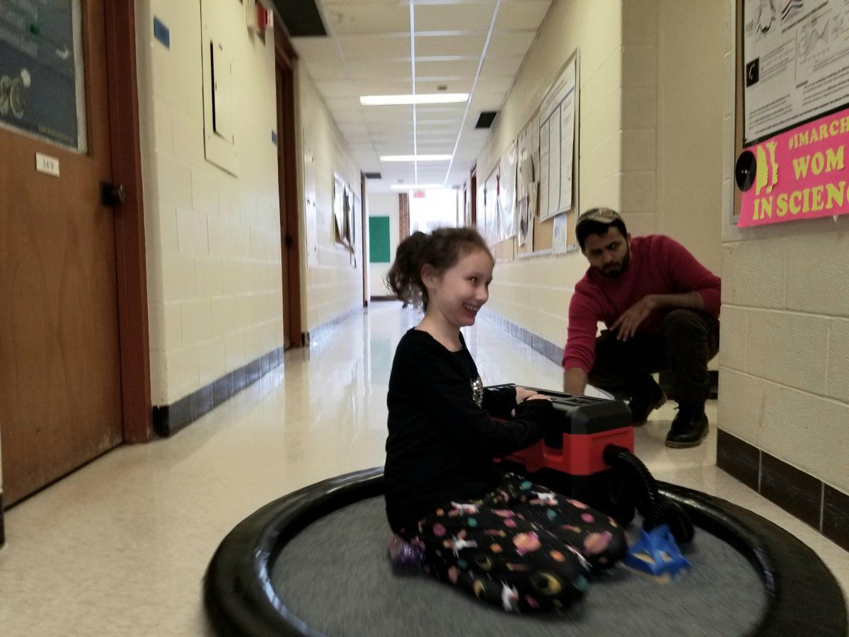 crbrune's tweet photo. Just finished tours of the Edwards Accelerator. Back in clipp enjoying the other @OHIO_Physics Open House demos, including the hovercraft.
@BobcatsDiscover https://t.co/lhZv8ikQeu