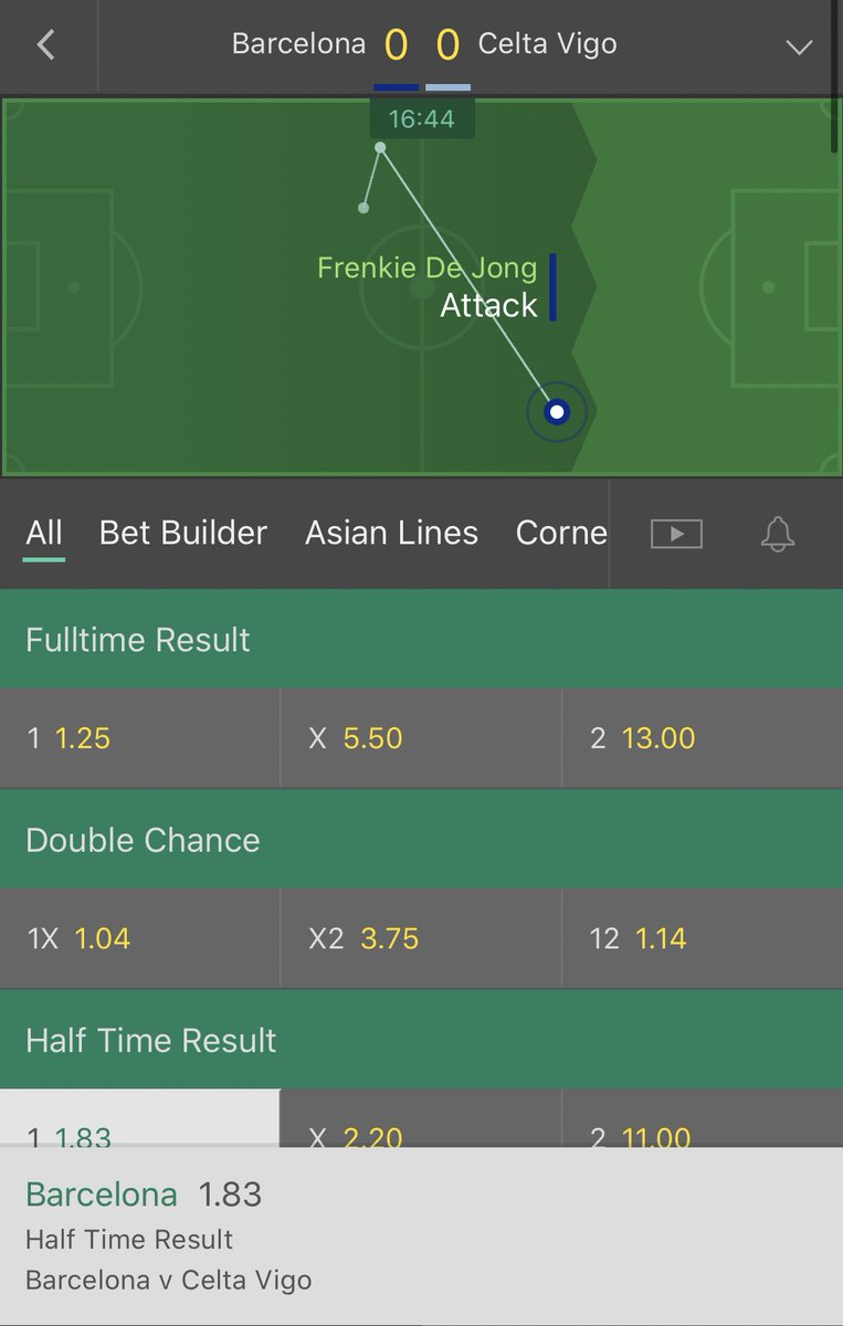 SpecializedTips's tweet image. IN-PLAY 

Spanish Primera Division 🇪🇸 

#SpecializedTips

❤️ &amp;amp; 🔁 if you're on