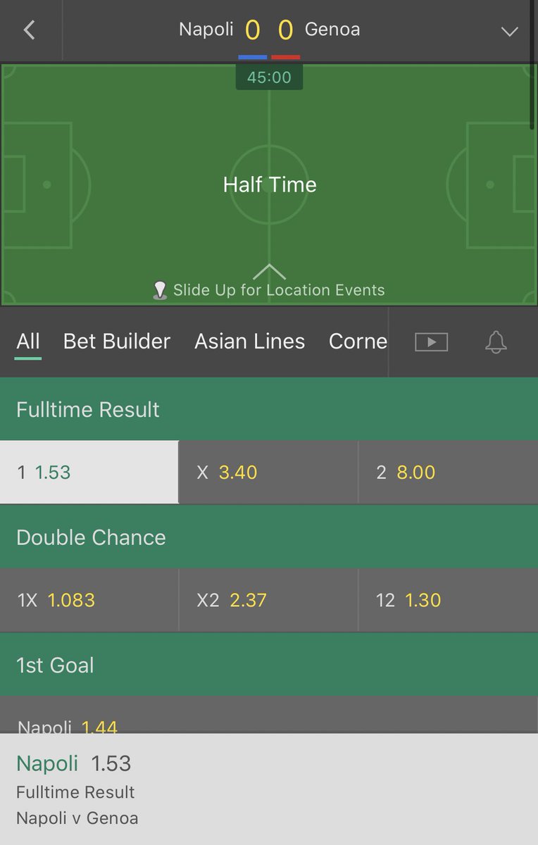 SpecializedTips's tweet image. IN-PLAY 

Italian Serie A 🇮🇹 

#SpecializedTips

❤️ &amp;amp; 🔁 if you're on