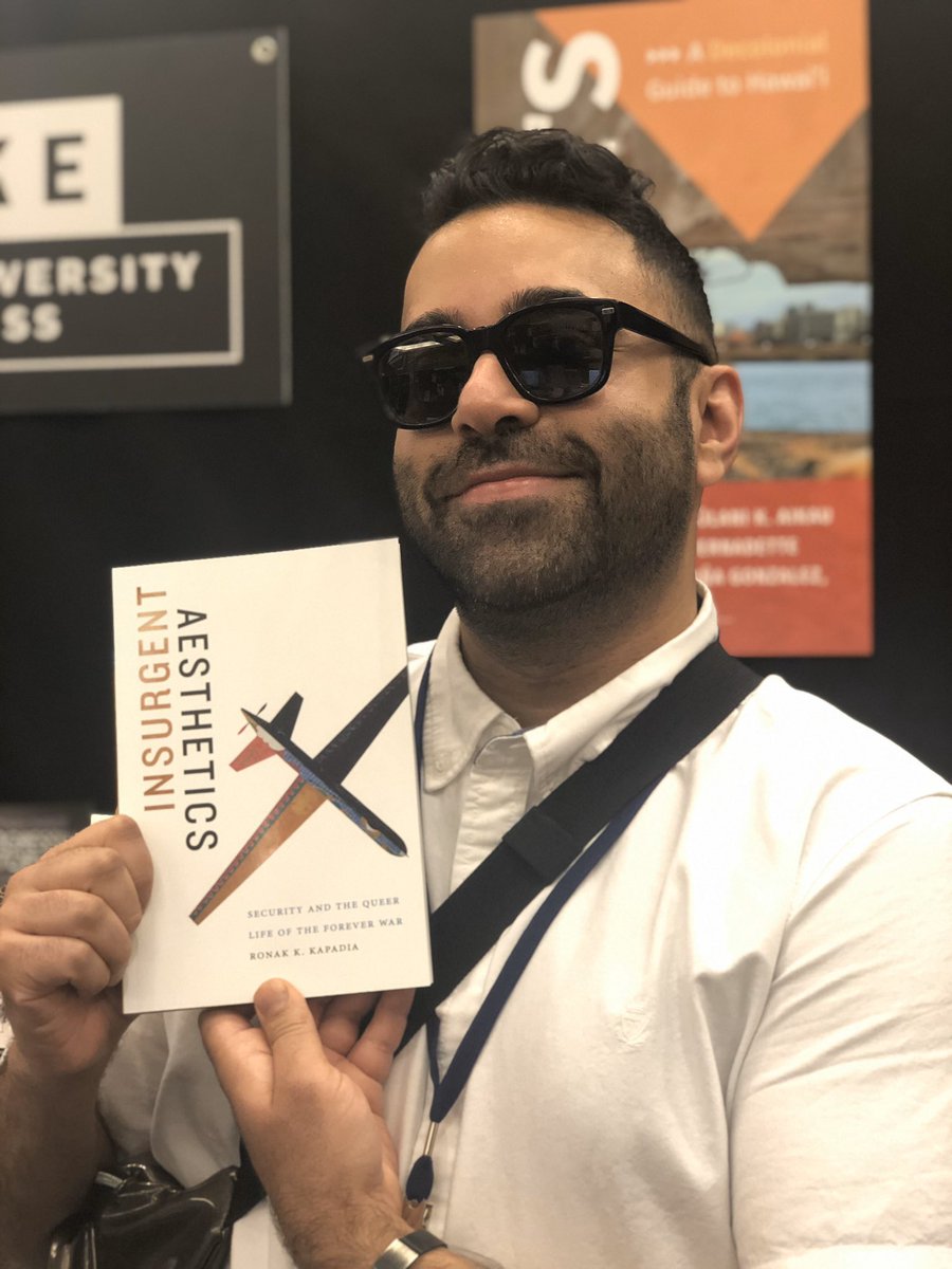 DukePress's tweet image. Vernadette Vicuna Gonzalez, @ProfKapadia, Leticia Alvarado (@leticiaalvarado), and Jinah Kim have stopped by our booth at #2019ASA!