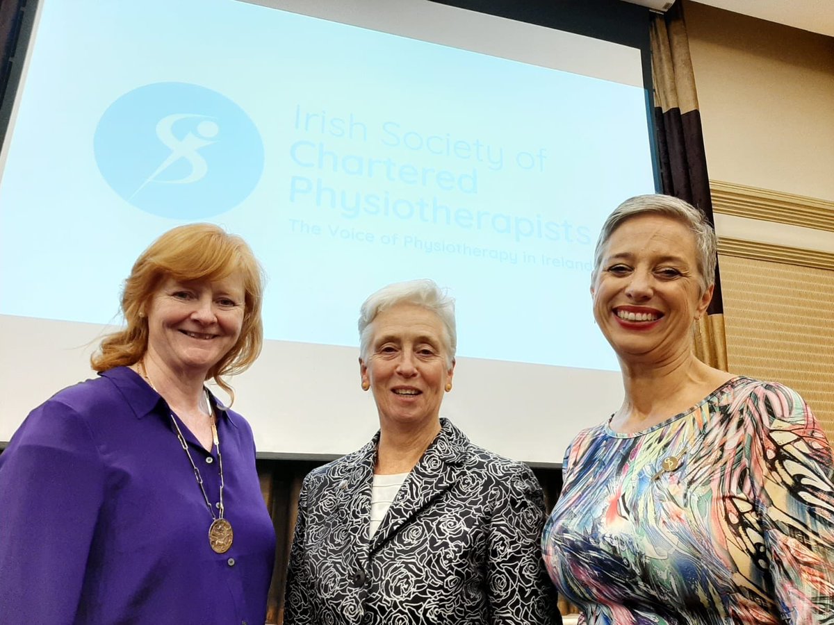CPPP (@_iscp_cppp) on Twitter photo Three Irish Physiotherapists from <a href="/_ISCP_/">ISCP</a> at #ISCPConf19 influencing and leading physiotherapy across the world. Gay Peart Murphy <a href="/PeartMurphy/">Gay Peart-Murphy</a> President of ISCP. Esther-Mary Darcy <a href="/gemda/">Esther-Mary D'Arcy</a> Chairperson of @ERWCPT. Emma Stokes <a href="/ekstokes/">Dr. Emma Stokes</a> President of @WCPT1951. Three Irish Physiotherapists from <a href="/_ISCP_/">ISCP</a> at #ISCPConf19 influencing and leading physiotherapy across the world. Gay Peart Murphy <a href="/PeartMurphy/">Gay Peart-Murphy</a> President of ISCP. Esther-Mary Darcy <a href="/gemda/">Esther-Mary D'Arcy</a> Chairperson of @ERWCPT. Emma Stokes <a href="/ekstokes/">Dr. Emma Stokes</a> President of @WCPT1951.