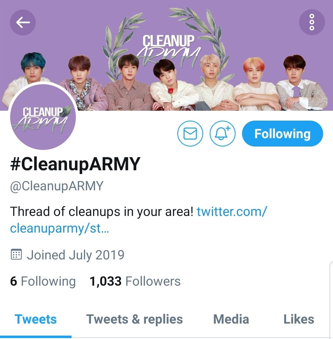 Other accounts like  @CleanupARMY are also dedicated to good deeds such as cleanups in parks and beaches and other places. Events like these are often scheduled on BTS members' birthdays and are done in their name. This cleanup down here was for Jungkook's birthday this year! 