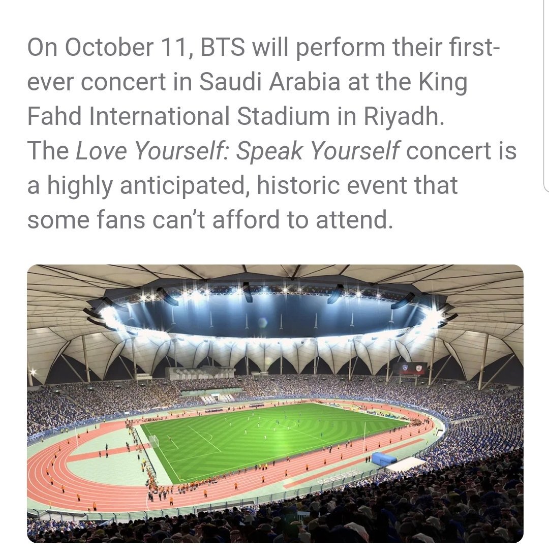 ARMYs even give to each other! For the Saudi Arabia concert, ARMYs raised just over $2000 to buy tickets for people who couldn't afford them. Thanks to them, 100 fans were able to see BTS live without having to pay a dime.