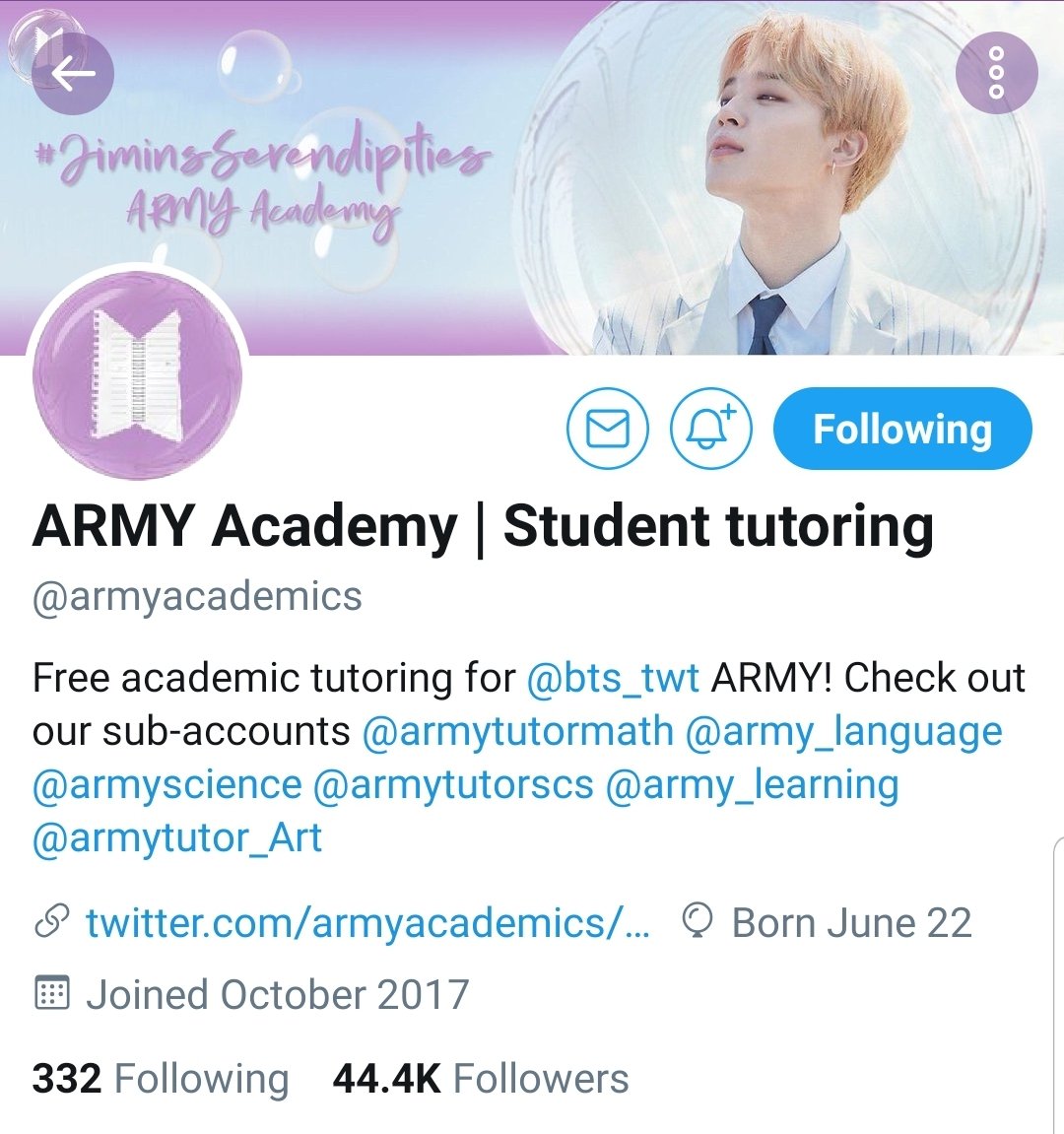 There are ARMY-run tutor accounts dedicated to offering tutoring services to any ARMYs in school. All of this is for free and accessible to everyone.
