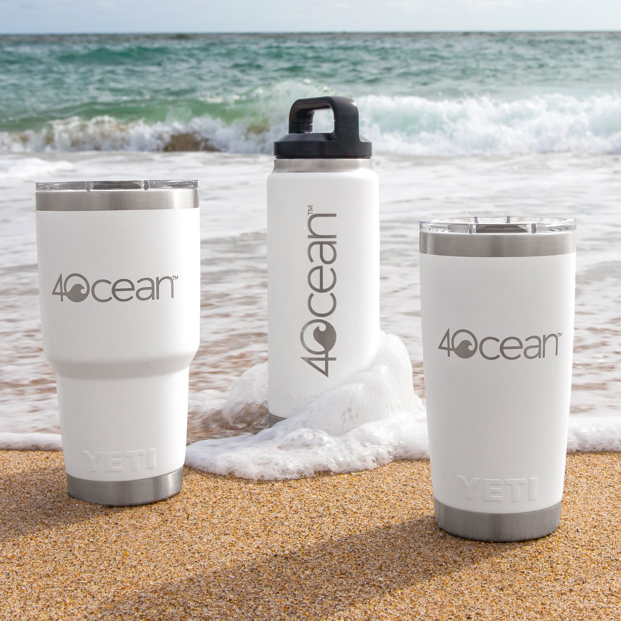 4ocean Reusable Bottle White