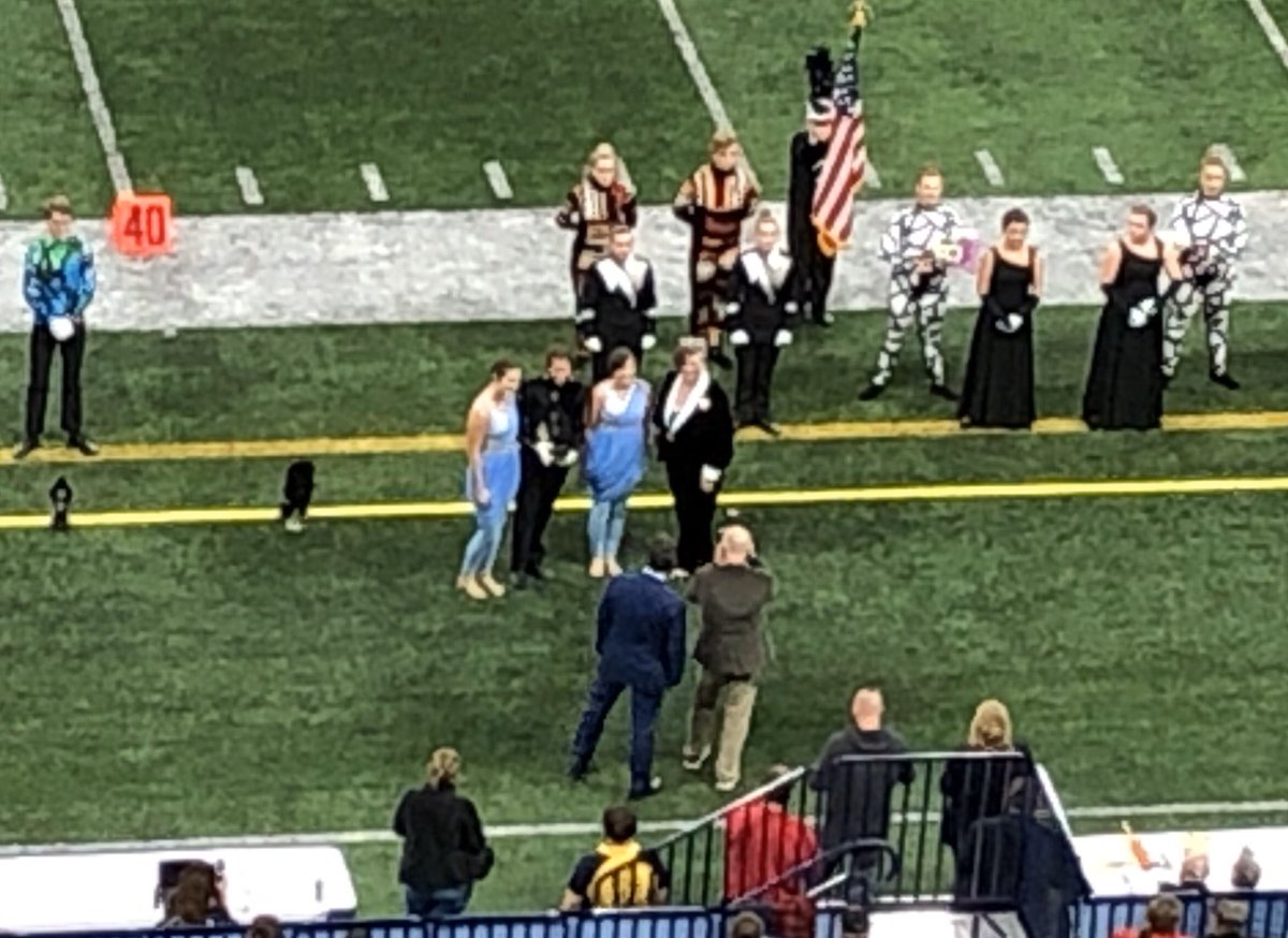 NHS_Knights's tweet photo. 5th place! Congratulations to Mr. Kelley, his staff, all of the volunteers &amp; especially the members of our Norwell Marching Knights on their performance at today’s state finals. Proud of your effort &amp; dedication &amp; how you represent our school, corp, &amp; community. #GoKnights https://t.co/h6orwlEOJO