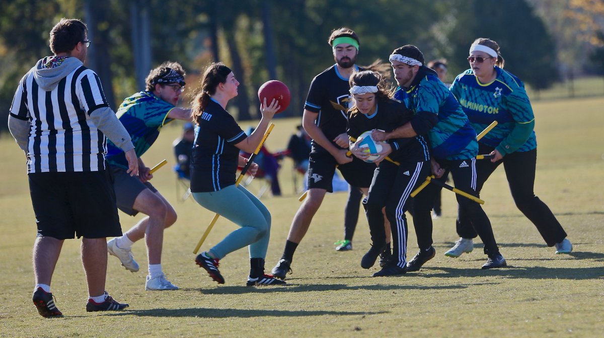 newsargussports's tweet photo. Photos form the quidditch Mid-Atlantic Regional Championship held at The Bryan Multi-Sport Complex @usquidditch @cityofgoldsboro https://t.co/6TlM2hR1b4