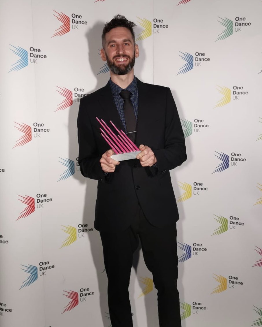 The Inspirational Lecturer at College, University or Conservative Award goes to Khyle Eccles, @TrinityLaban 🏆 #ODUKawards