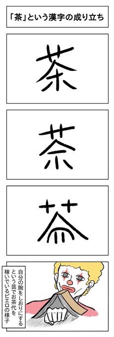 漢字の成り立ち4コマ を含むマンガ一覧 ツイコミ 仮