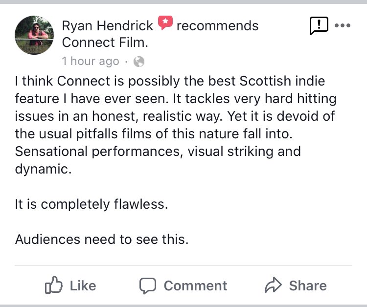 Thanks to <a href="/DunoonFilmFest/">Dunoon Film Festival</a> for screening CONNECT today, if you missed it then check out next weeks screenings in Edinburgh, Glasgow, Helensburgh, Aberdeen and Orkney connect-film.co.uk