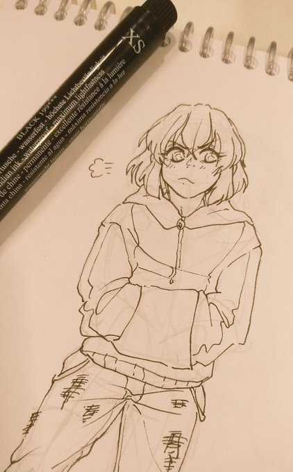 He is... Wearing my outfit 