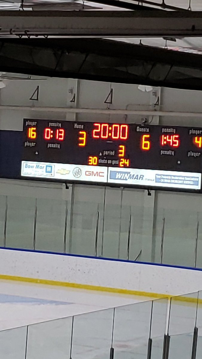 after 2 periods Wildcats lead <a href="/TisdalePeeWeeAA/">PeeWee AA Ramblers</a>