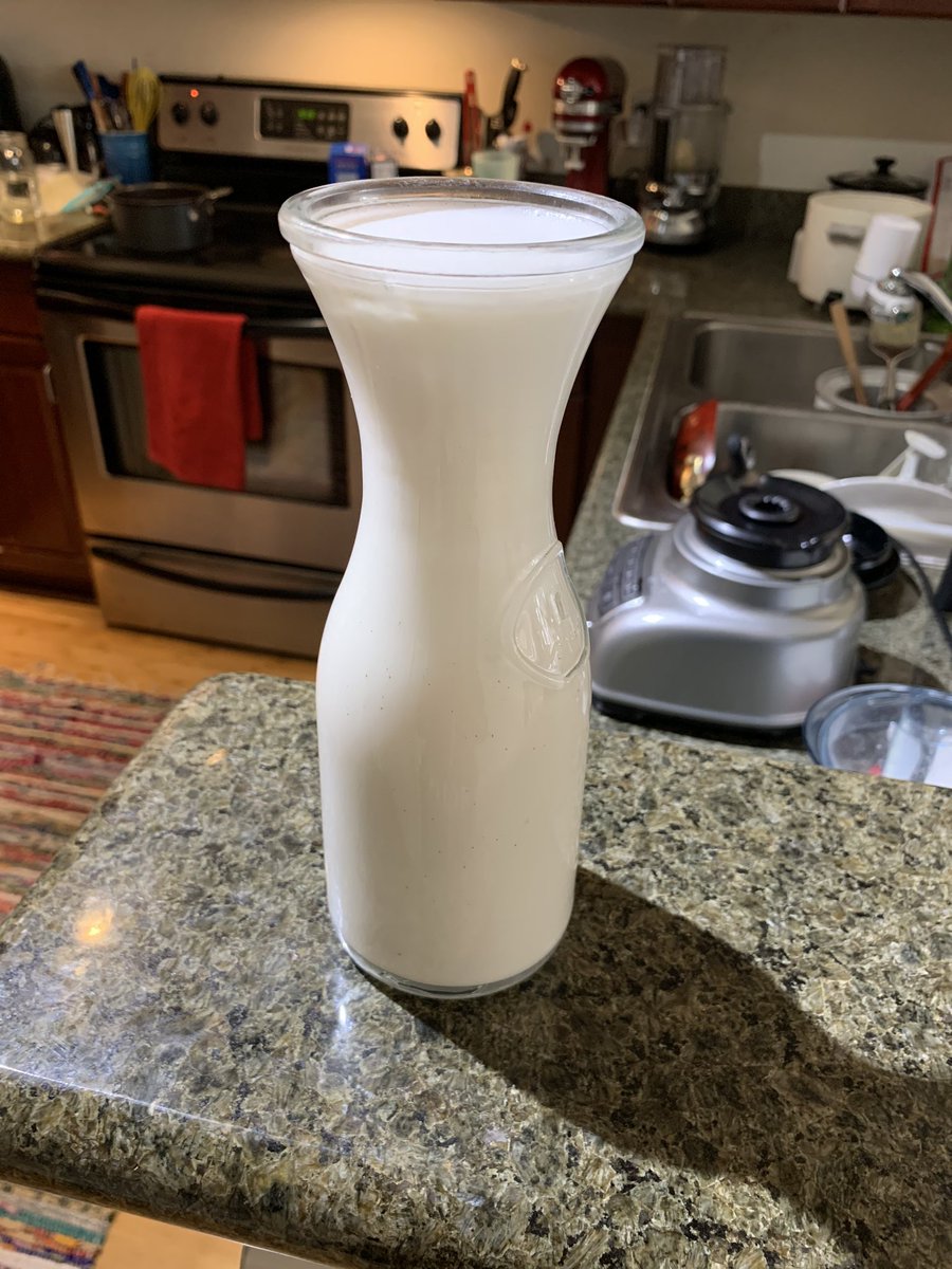 Medicated & vegan cookies & cream milkshake with homemade hemp milk & homemade ice cream 