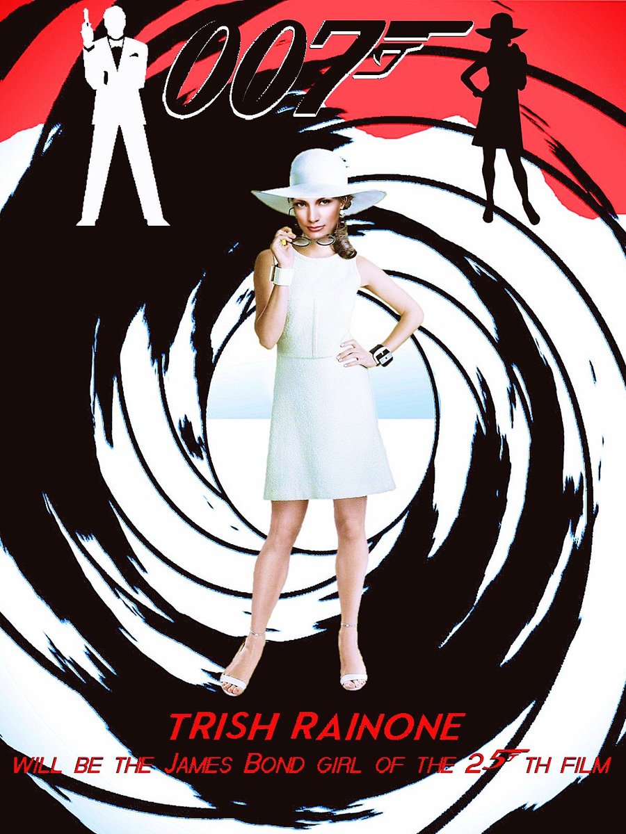 StudioWardogs's tweet image. TRISH RAINONE will be the James Bond girl of the 25th film 💃🏼🎞🎥 
@TrishRainone 😘 @trishrainone1 😜 &amp;amp; @comedytrish 🇨🇦 🧀 🍿 #trishrainone #trishrainone1 #comedytrish #trishrainonetalkswithkickbuttladypals
