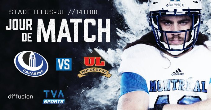 rachadlaw's tweet photo. Les #Carabins de l'université de Montréal remportent la #coupedunsmore face au #RougeEtOr de l'université de Laval avec une victoire convaincante de 25-10.
#GoMTLGo #GoCarabins #Montréal #FootballUniversitaire https://t.co/H1jynzVwnT