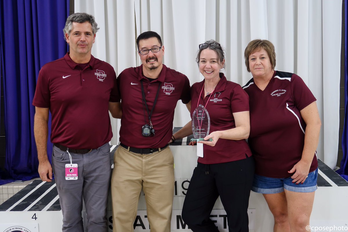 MaroonCrew's tweet photo. STATE CHAMPIONS! Congrats to our Girls Swim &amp; Dive team for winning the 2019 State Championship! Congrats to Coaches Frankie Hanson, Paul Eure, Boris Bachmann &amp; Saundy Joos for winning Coaching Staff of the Year! What an amazing season! You have made us proud! https://t.co/gyJPKQZloa