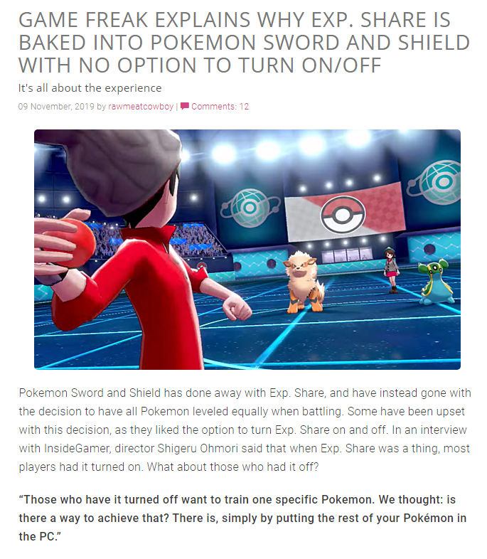 Pokémon Sword And Shield Spoiler Discussion Page 11
