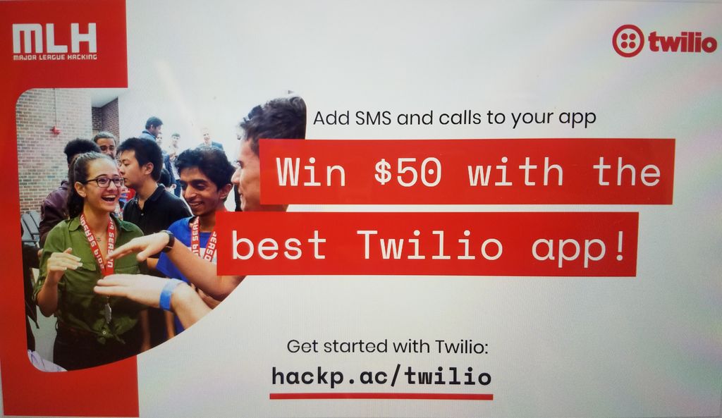 Hack with <a href="/Twilio/">twilio</a> this weekend and you could win $50 Amazon giftcards! #tigerhacks19 <a href="/tigerhackshd/">TigerHacks</a>